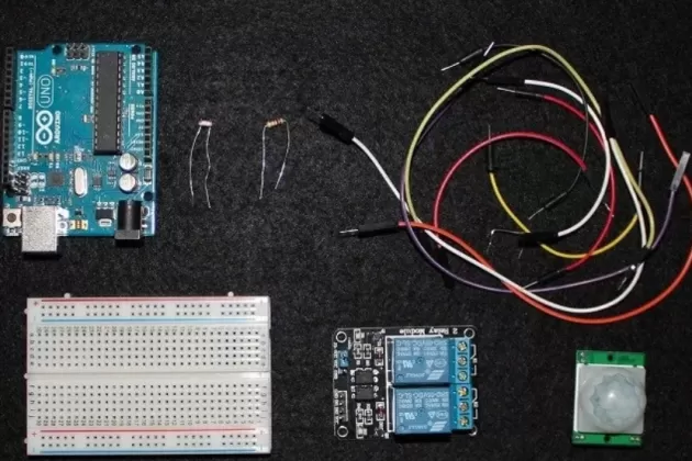 Đèn an ninh ban đêm với Arduino